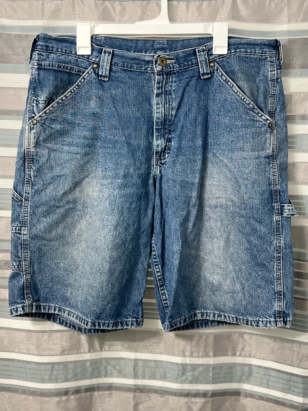 Lee Dungarees Men's Blue Denim Carpenter Shorts